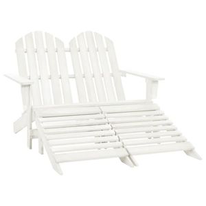 FAUTEUIL JARDIN  Chaise de jardin Adirondack 2 places - DIOCHE - Bl