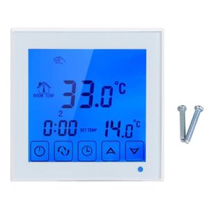 THERMOSTAT D'AMBIANCE Thermostat pour plancher chauffant - Pwshymi - LCD
