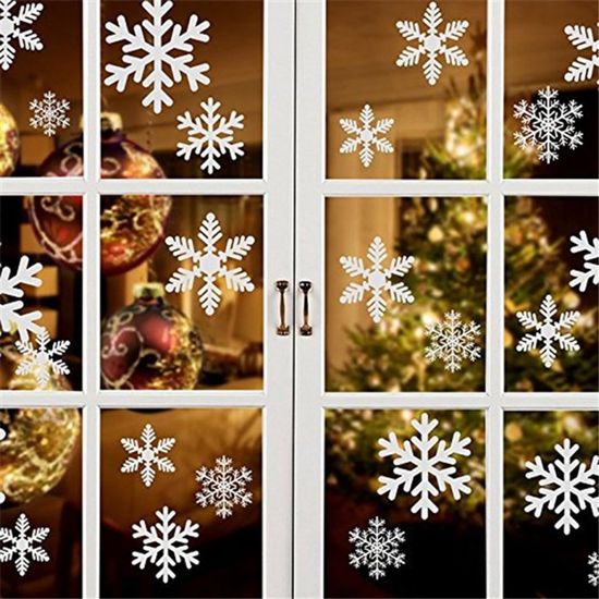 Autocollants De Noël Pour Fenêtre, 480 Pièces, Flocons De Neige Decorations De Noel Blanches Hivernales 8 Feuilles 97461351 Autocollants De Noël Pour Fenêtre, 480 Pièces, Flocons De Neige Decorations De Noel Blanches Hivernales 8 Feuilles 97461351