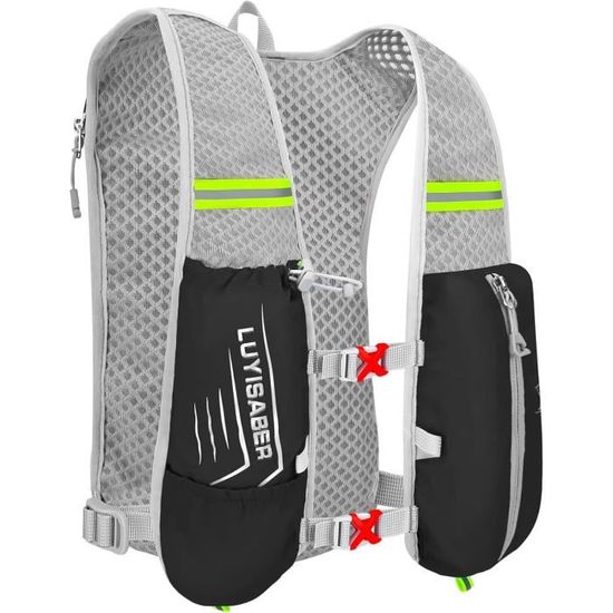 Sac à Dos Gilet Hydratation Léger 2L - Running, Randonnée, Cyclisme Pour Homme Et Femme Avec Vessie D'Hydratation
