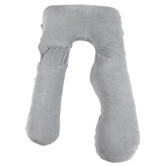 TANOFAR Housse De Coussin De Grossesse En Forme De J - Taie D'Oreiller Super Douce Et Lavable