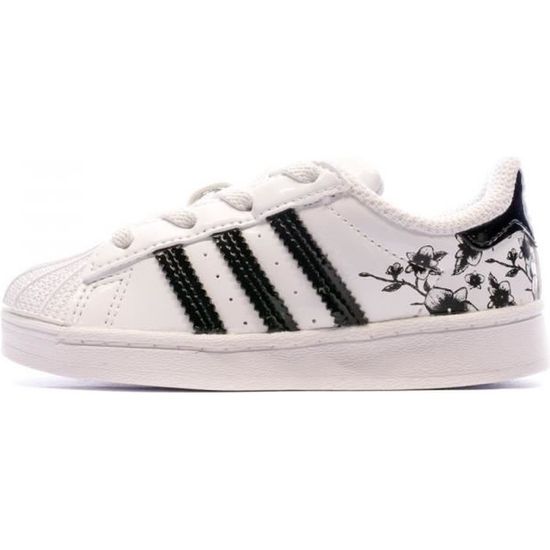 Superstar Baskets Blanche Fille Adidas Blanc Cdiscount Chaussures
