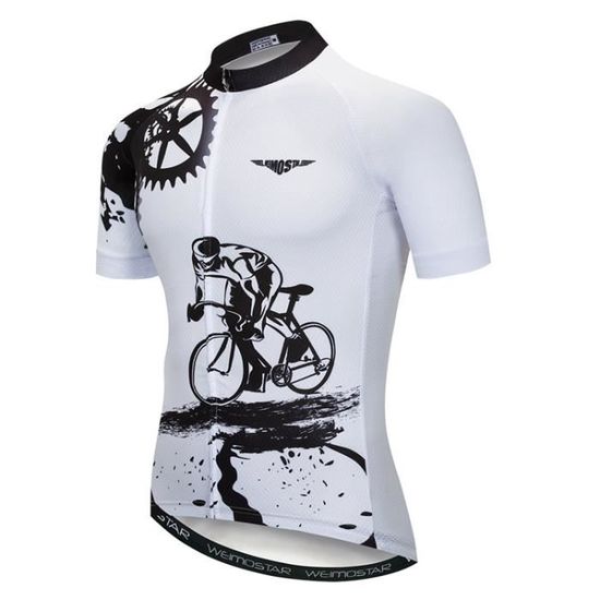 Maillot vélo homme Pearl Izumi bleu jaune taille XL chemise VTT équipe
