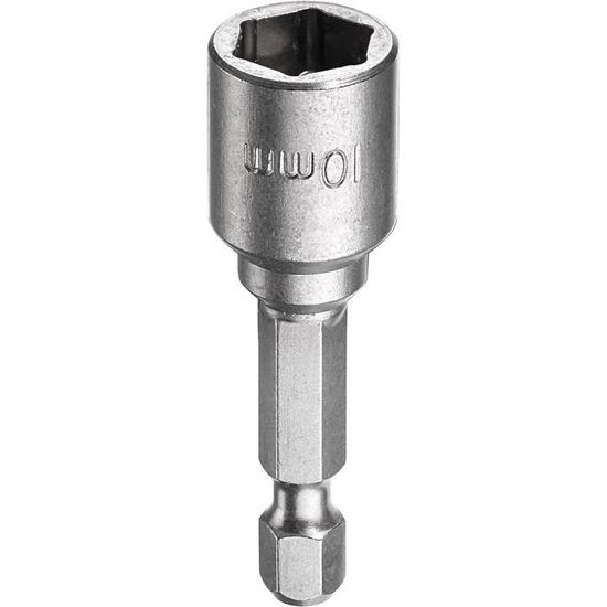 Embout Magnétique CoCud 10 Mm - Tige 1/4" - Acier Chrome-Vanadium - Pour Perceuse Et Visseuse