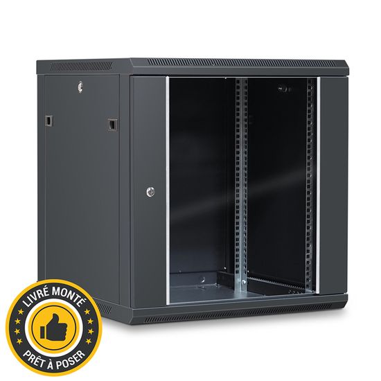 37410M Coffret Armoire Réseau 19 Pouces 6U – L 600 X P 600 X H 368Mm