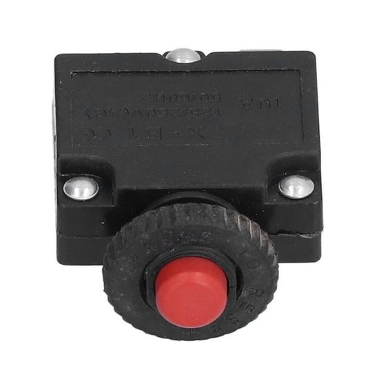 2 Protecteurs Surcharge AC 125/250V 5A Uxcell - Bouton Reset, Disjoncteur Miniature