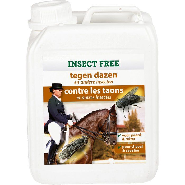 Anti-Taons Moustiques Et Mouches - BSI - Insect Free - Icaridine - Jusqu’à 24 heures - Bidon de 25 L