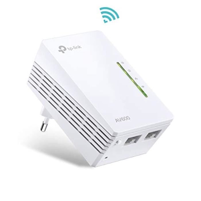 TP-Link TL-WPA4220 CPL 600 Mbps WiFi 300 Mbps, 2 Ports Fast Ethernet - étendez votre connexion Internet dans chaque pièce de la mais
