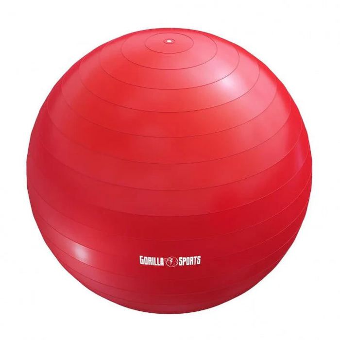 Swiss ball - Ballon de gym ROUGE / 65cm