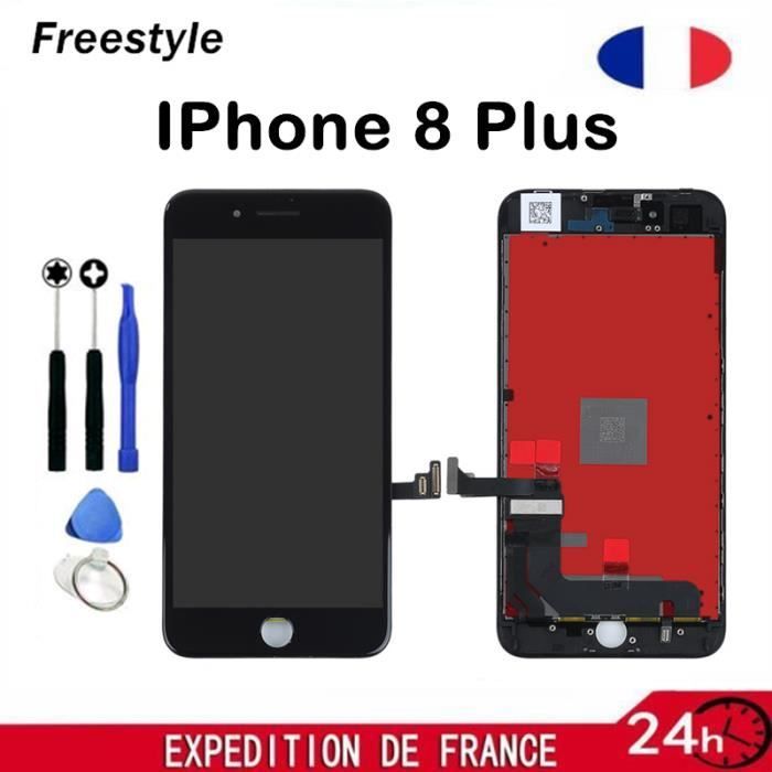 Écran LCD pour IPhone 8 Plus noir assemblé