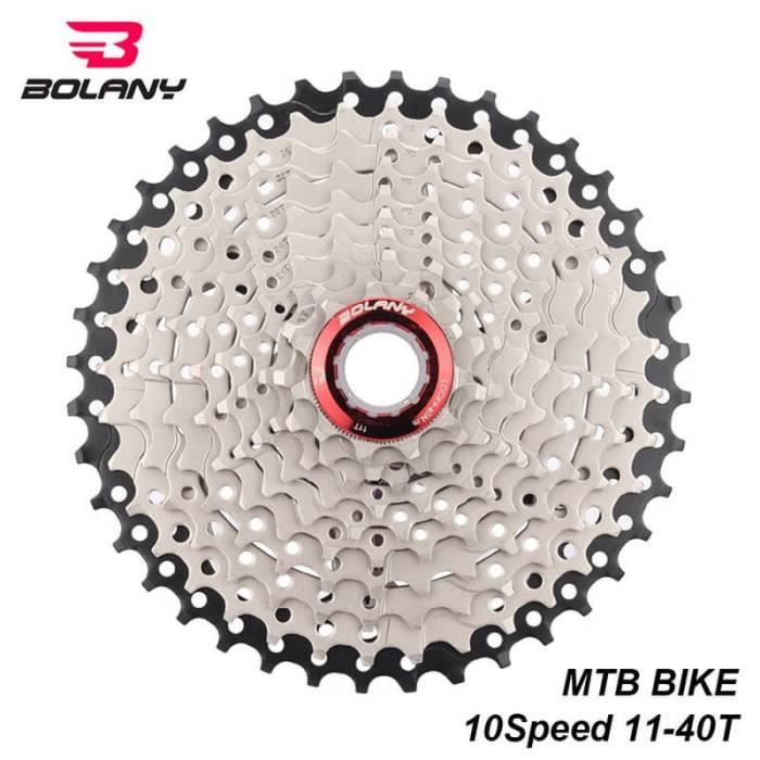 Pièce Détachée,BOLANY vtt Cassette 10 vitesses pignon roue libre rapport 11 40T 10s Velocidade roue VTT pièces pour système Sram