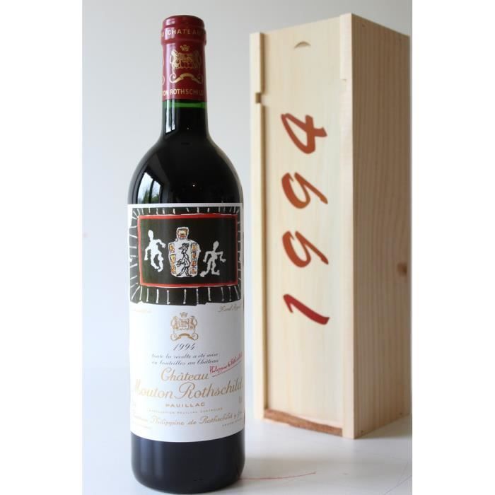 Coffret Château Mouton Rothschild 1994 Rouge 75cl AOC Pauillac