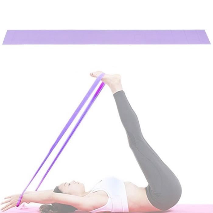Garosa bande d'exercice de yoga TPE Fitness Bandes élastiques Ceinture de résistance Accessoire d'exercice de yoga pour les sports
