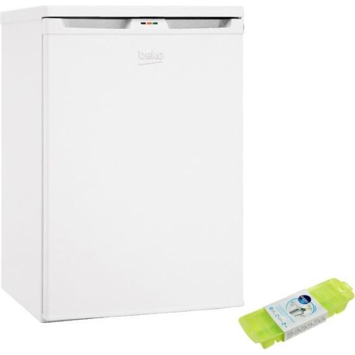 BEKO Congélateur armoire vertical blanc Froid statique 85L Autonomie 13h Top Amovible 63 Blanc