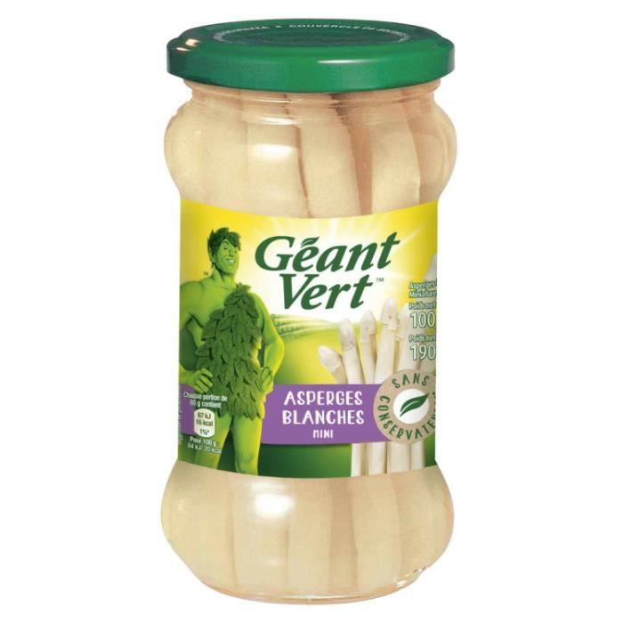 GEANT VERT Asperges blanches - 110 g