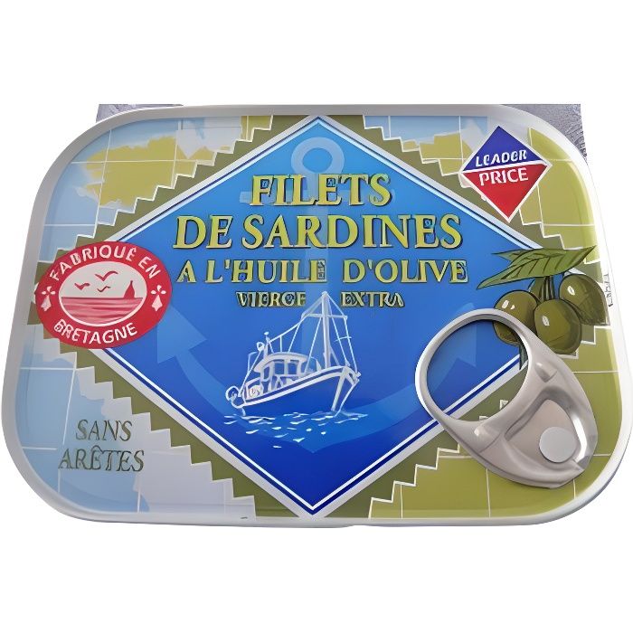Sardine à l'huile d'olive 1/7 - 100g