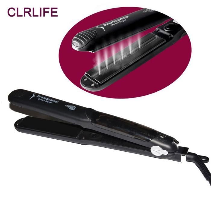 Tourmaline céramique vapeur fer plat fer à lisser professionnel avec Infusion d'huile d'argan fers à lisser