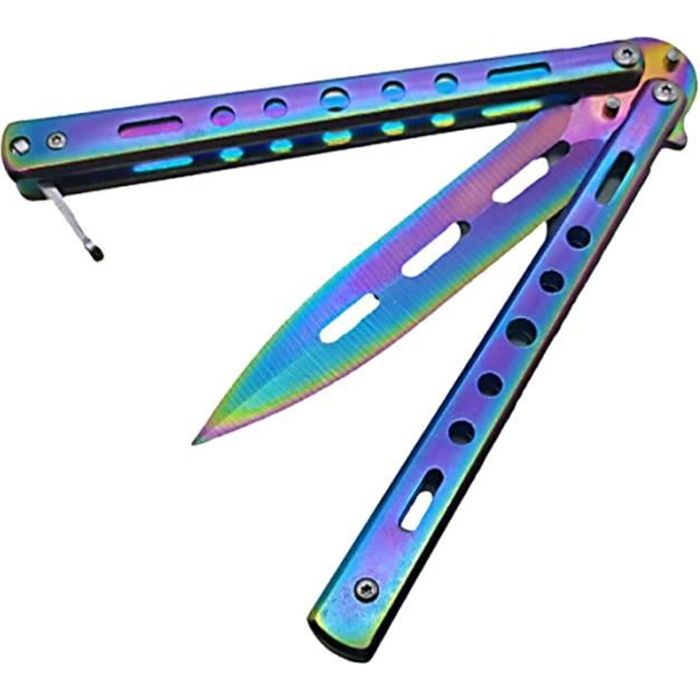 Coupe d'entraînement 1PC Coupeur papillon couteau multifonctions - accessoires de couteau multifonctions camping - camp de base