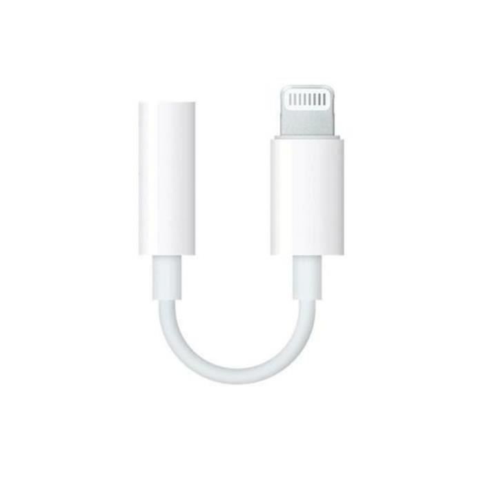 Adaptateur Lightning vers prise casque Jack 3,5 mm pour iPhone/iPhone 7 7 Plus Lightning vers Jack 3,5 mm