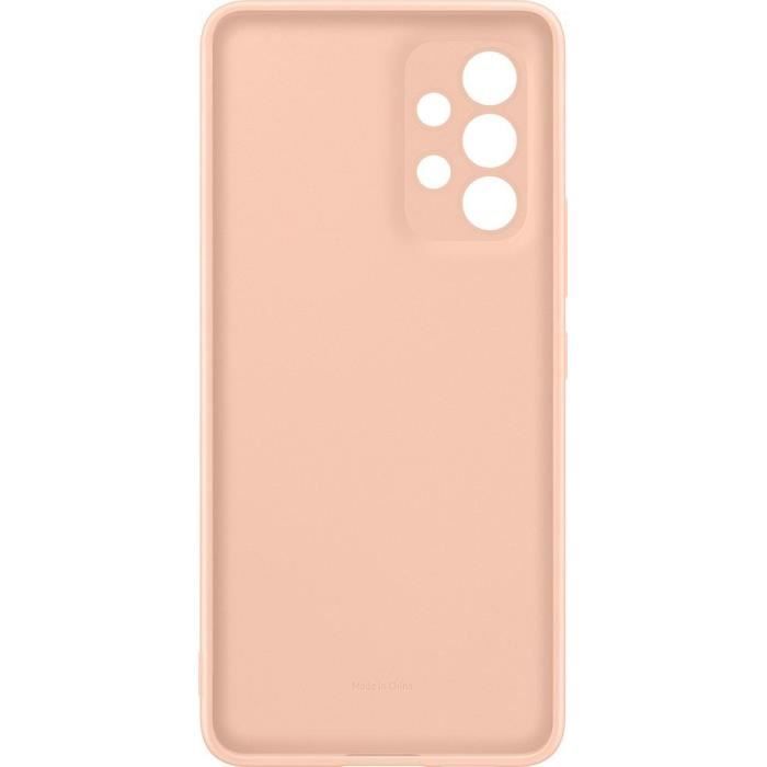 Coque pour Samsung G A53 5G Silicone Pêche