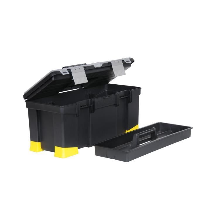 STANLEY Boite à outils vide Hi-viz - L 55 cm