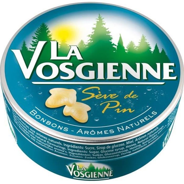 Bonbon sève de pin 125g La Vosgienne