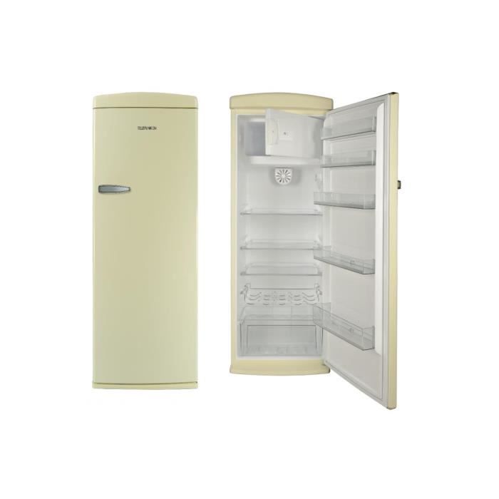 TELEFUNKEN TFNVIN311CRM Réfrigérateur 1 porte CREME
