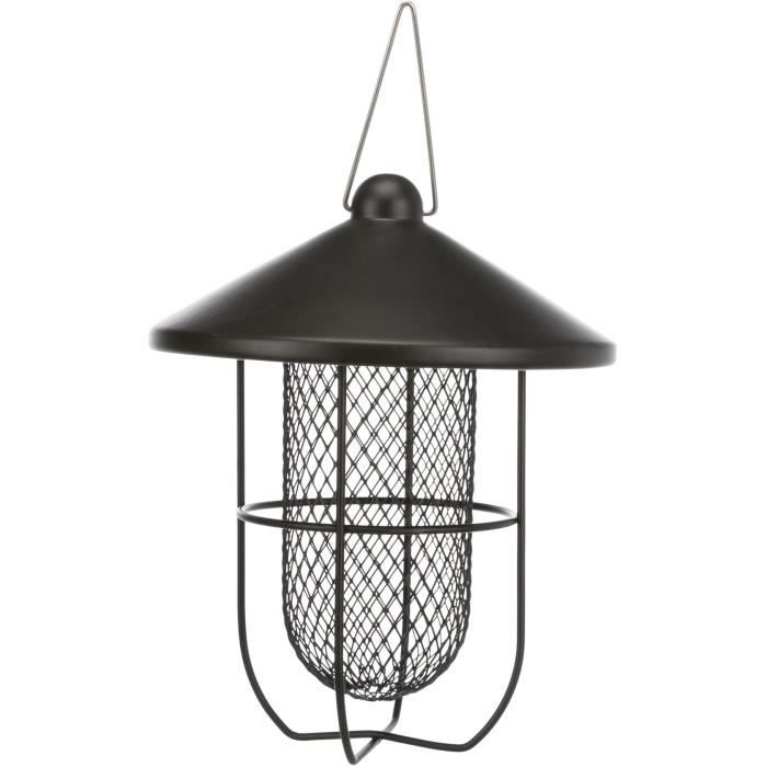 TRIXIE Distributeur de cacahuètes - 700 ml et 19 × 24 cm - Noir - Pour oiseau