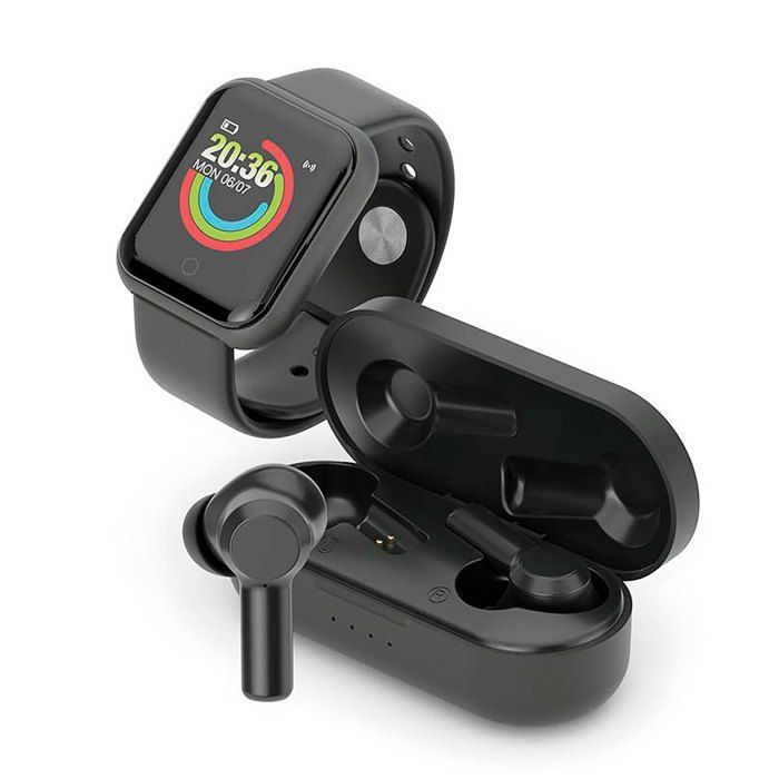 Montre d'activités connectée écouteurs bluetooth True Wireless