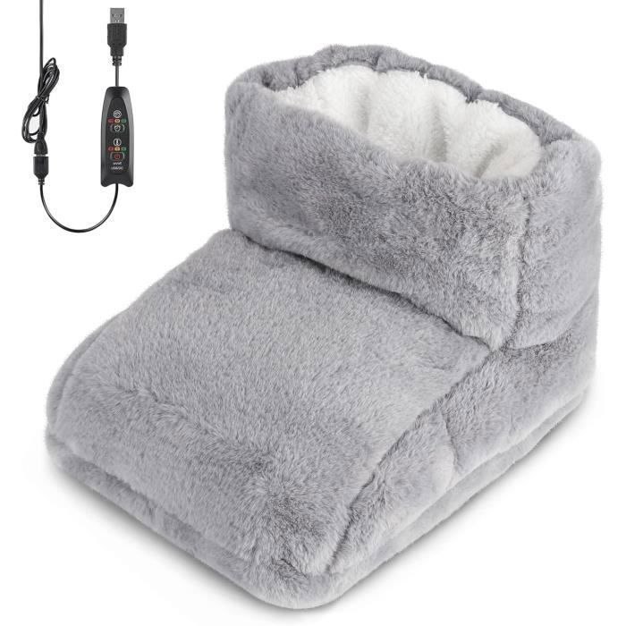 Chauffe-pieds lectrique - NOBRAND - Gris - Flanelle - 3 modes de chauffage couleurs multiples CHAUFFE-PIEDS