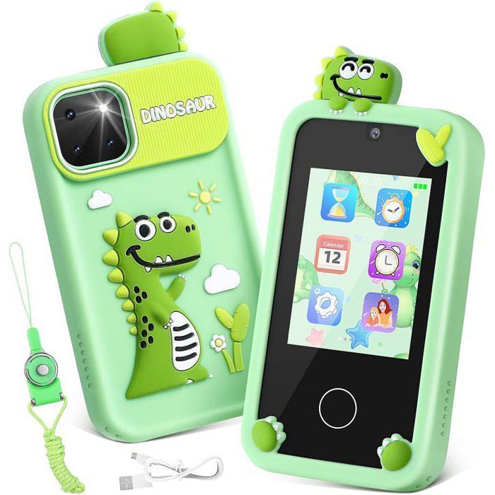 Jouet de Téléphone - KATOOM - Modèle Éducatif - Écran Tactile 2 8 pouces - 32 Go - 22 Fonctions