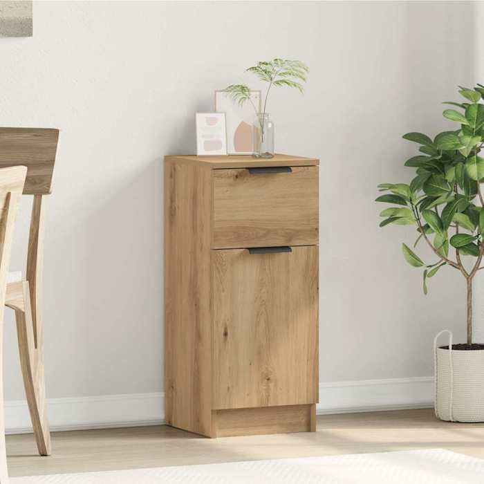 Vidaxl buffet chêne artisanal 100 x 30 x 65,6 bois d'ingénierie