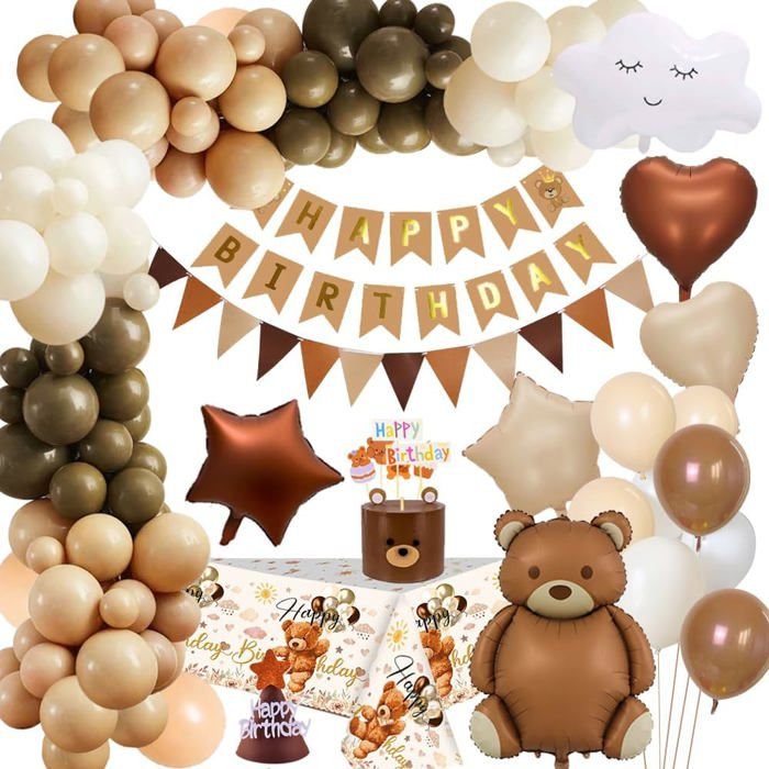 Decoration Anniversaire,Kit Deco Anniversaire Garcon Fille, Décorations De Fête De Comprend