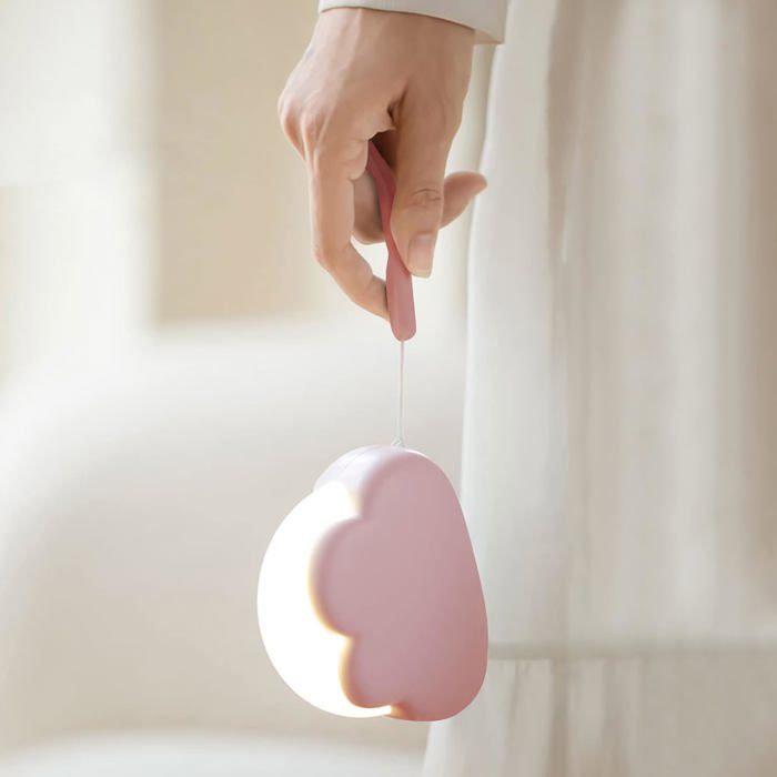 Veilleuse Enfant Rechargeable Lampe de Nuit Nuage pour Allaitement Lampe