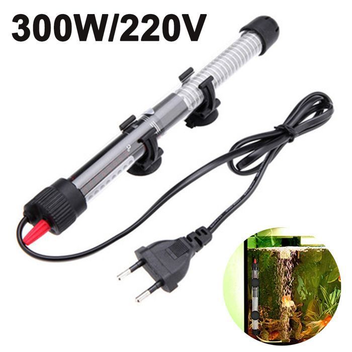 Chauffage daquarium Chauffage submersible pour aquarium Tige chauffante pour tortues avec affichage de la température Femeo