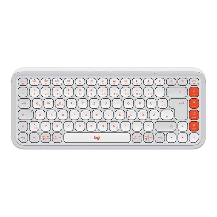 Clavier Logitech POP Icon Keys – Mini, Bluetooth QWERTZ - vue 2