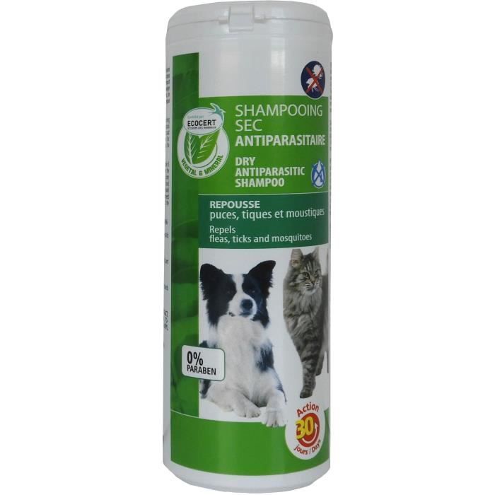Shampoing répulsif antiparasitaire Vétopure pour chien et chat
