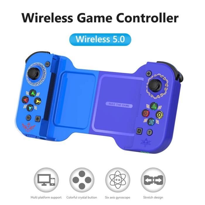 Manette De Jeu Rétractable Sans Fil D3 Pour PUBG Sur IPhone Et Android | Télécommande Bluetooth Gaming