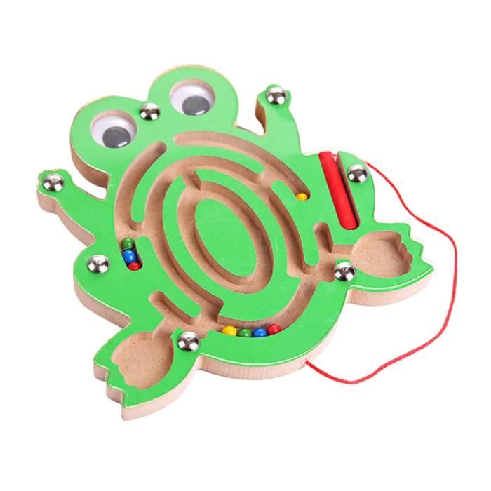 Jeu Magnétique Parking Labyrinthe En Bois - Apprendre L'alphabet - Jouet Montessori 3-6 Ans - 11