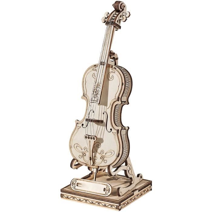 Puzzles En Bois 3D Kits De Modèles D'Instruments De Musique Pour