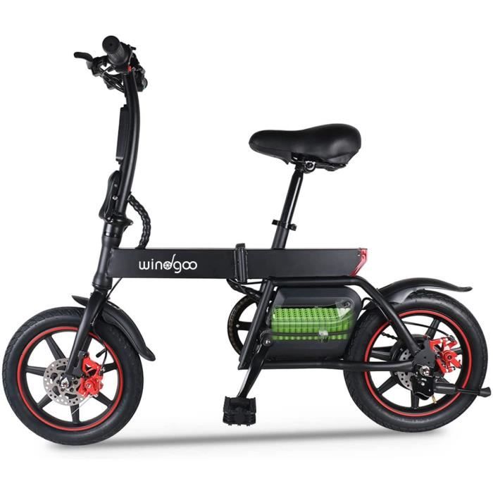 Velo Electrique Pliable E Bike Pliant de 12 14 Pouces Vitesse jusqu a 24 km h Velo Pliant Equipe de Freins a Disque 9 Cdiscount Sport