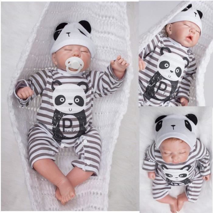 Ziy Iui Realiste Silicone Doux Reborn Bebe Poupee Fille Bebe Poupee Vinyle Enfants Cadeau De Noel De Noel 50 Cm 1481 Cdiscount Jeux Jouets