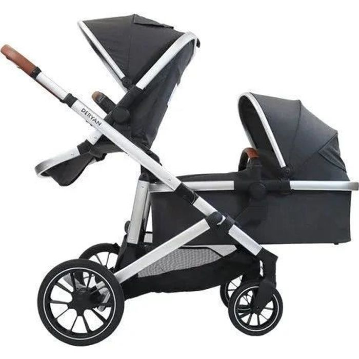 Poussette duo avec nacelle hot sale
