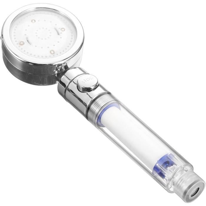 Pommeau de douche haute pression avec tuyau de 1,5 m - Pommeau de