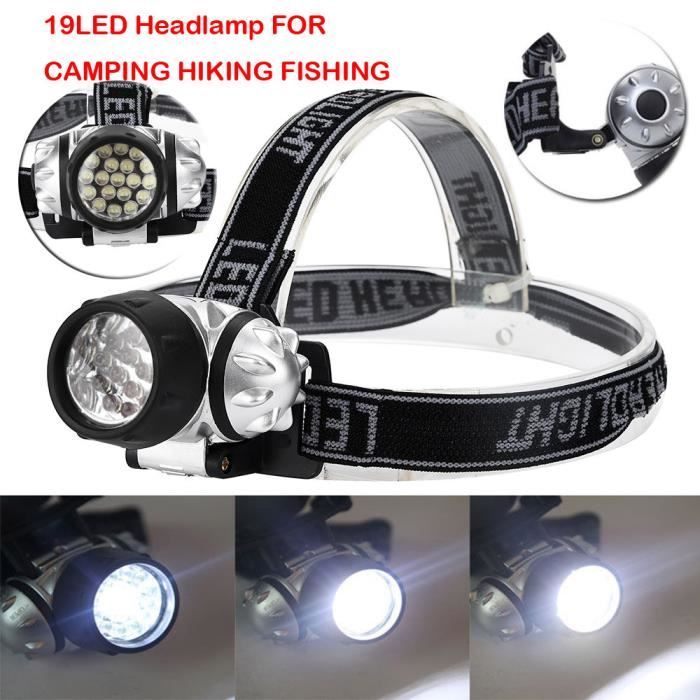 DEL Lampe Frontale Lampe au Chapeau Lumière Zoom lumineuse pour cyclisme randonnée pêche sport