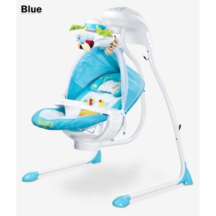 Transat Balancelle Bebe Electrique Musical Bleu Cdiscount Puericulture Eveil Bebe