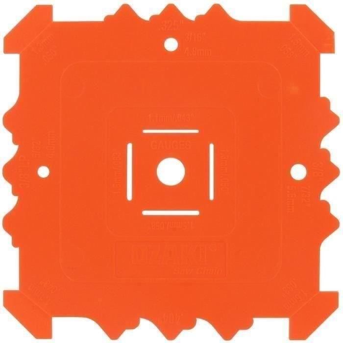 Gabarit de mesure pour chaîne et guide de tronçonneuse