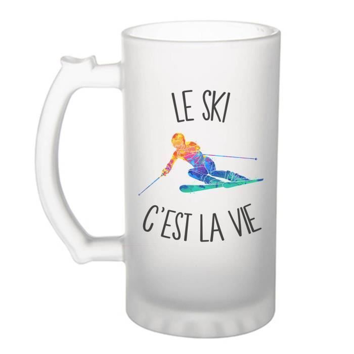 Chope de bière Ski c