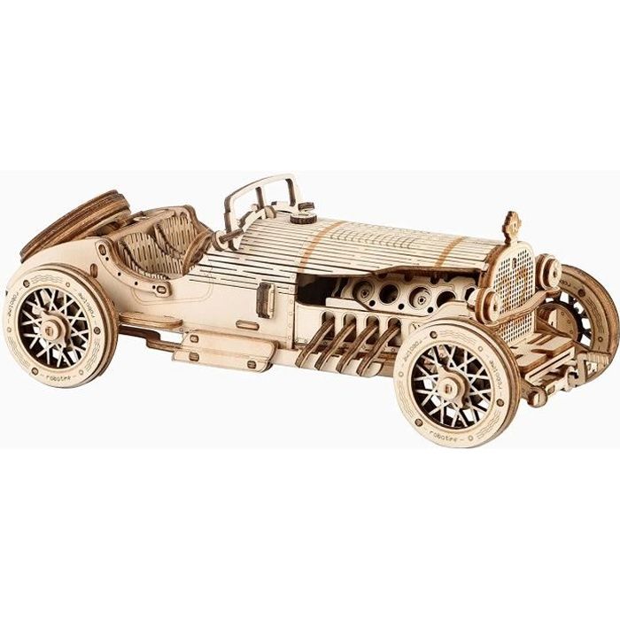 Puzzle 3D Bois Robotime - Véhicules et engins - 220 pièces - Mixte - Construction en Bois Artisanale