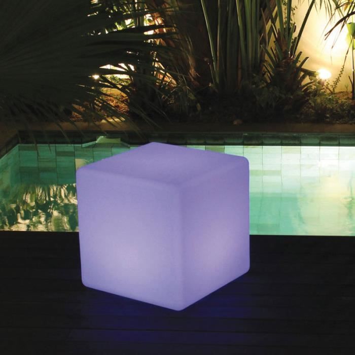 Table Cube Lumineuse D Exterieur Achat Vente Table Basse